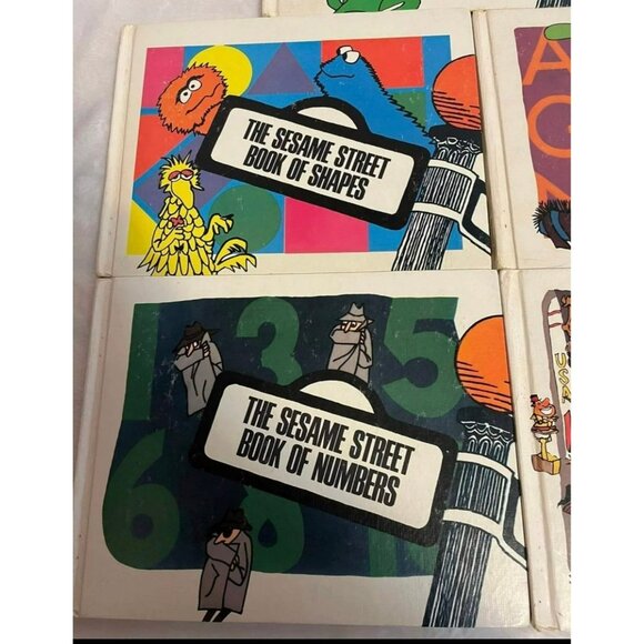 Vintage The Sesame Street Book of Series Set of 5 1970's - Picture 2 of 8